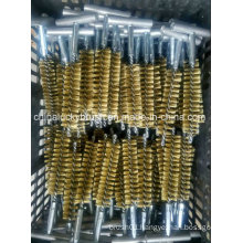 Brass Wire Tube Brush with Metal Handle (YY-596)